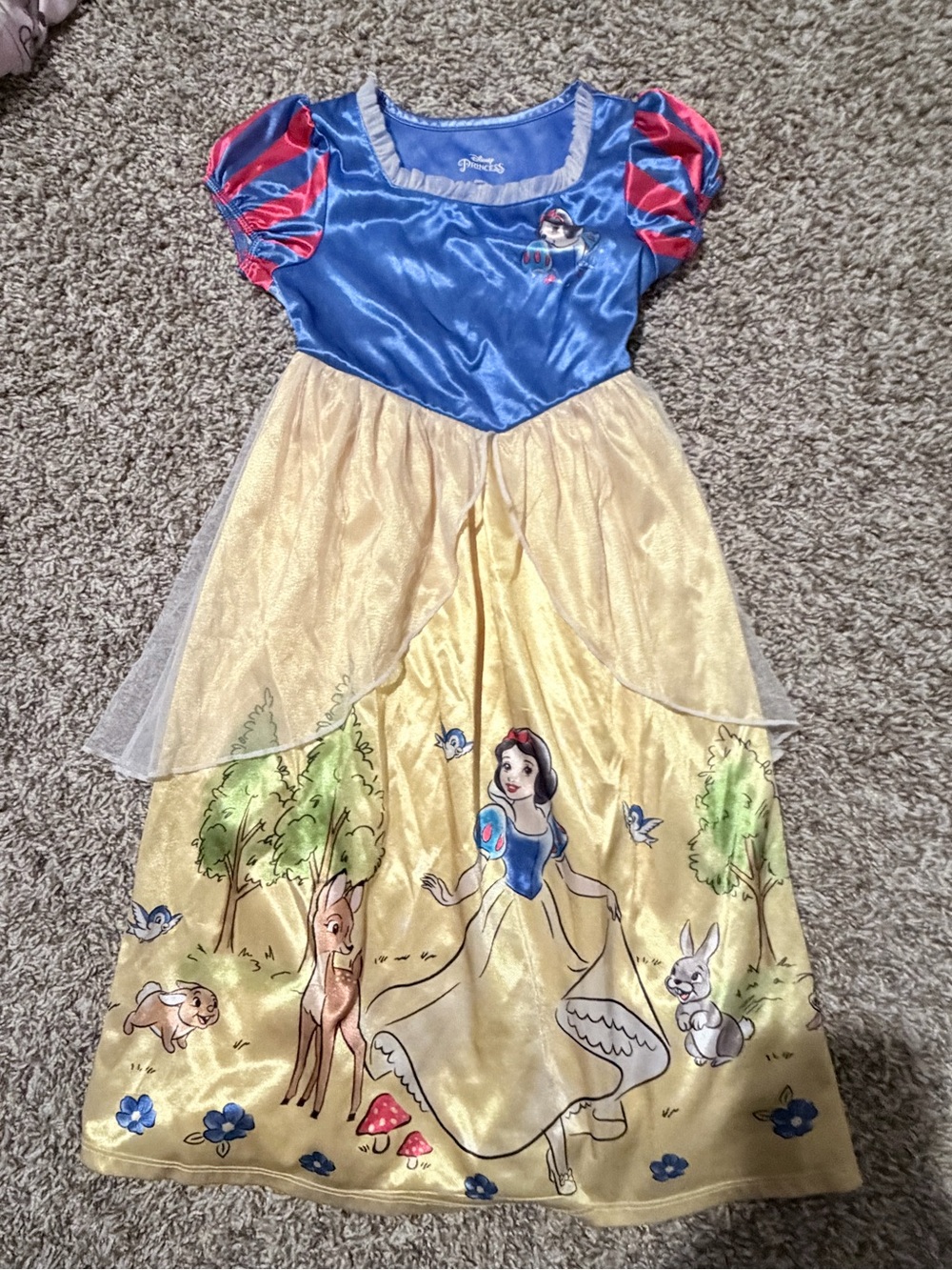 Disney Blue, Red & Yellow Snow White Dress-Up Gown